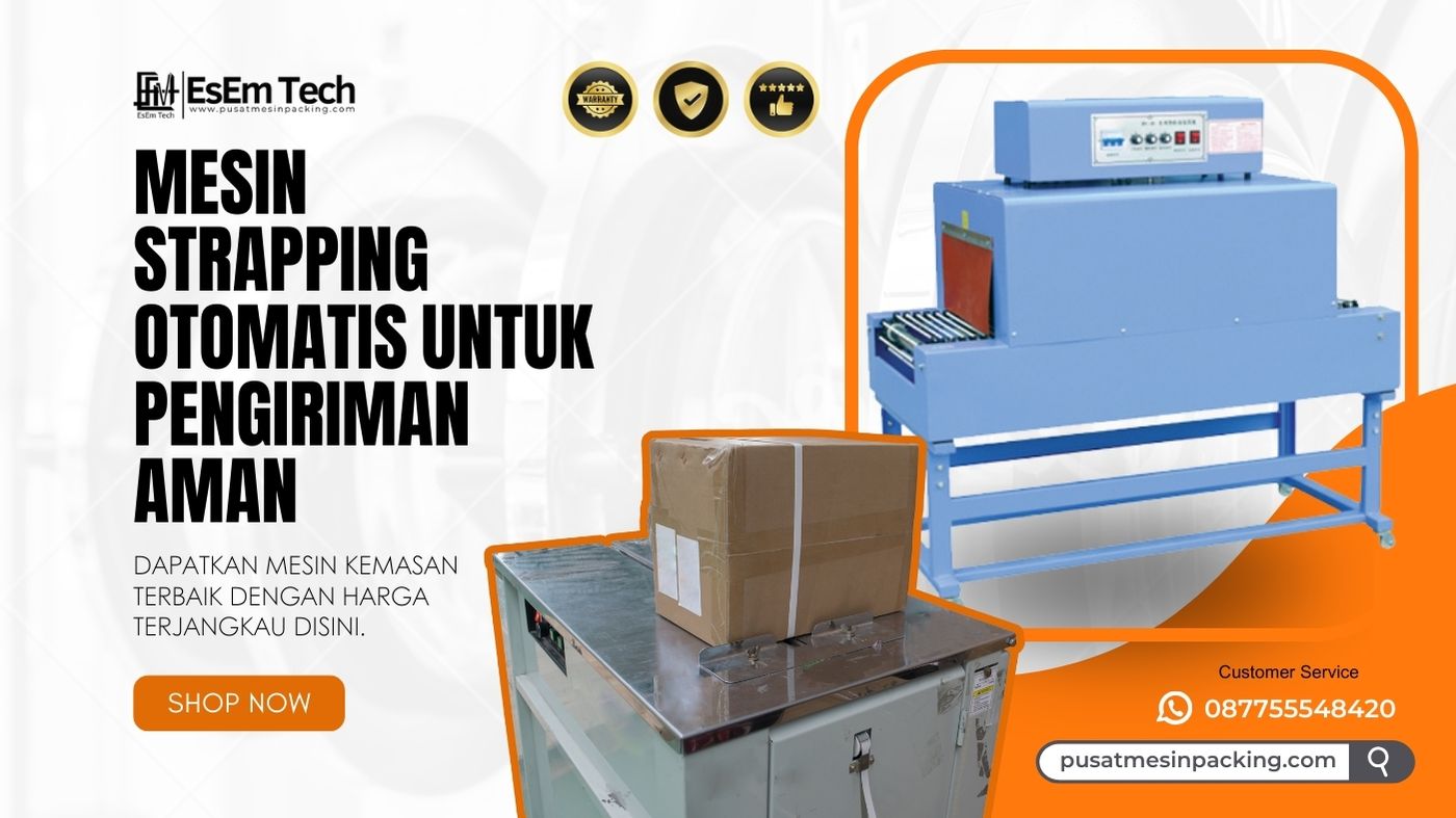 Mesin Strapping Otomatis untuk Pengiriman Aman
