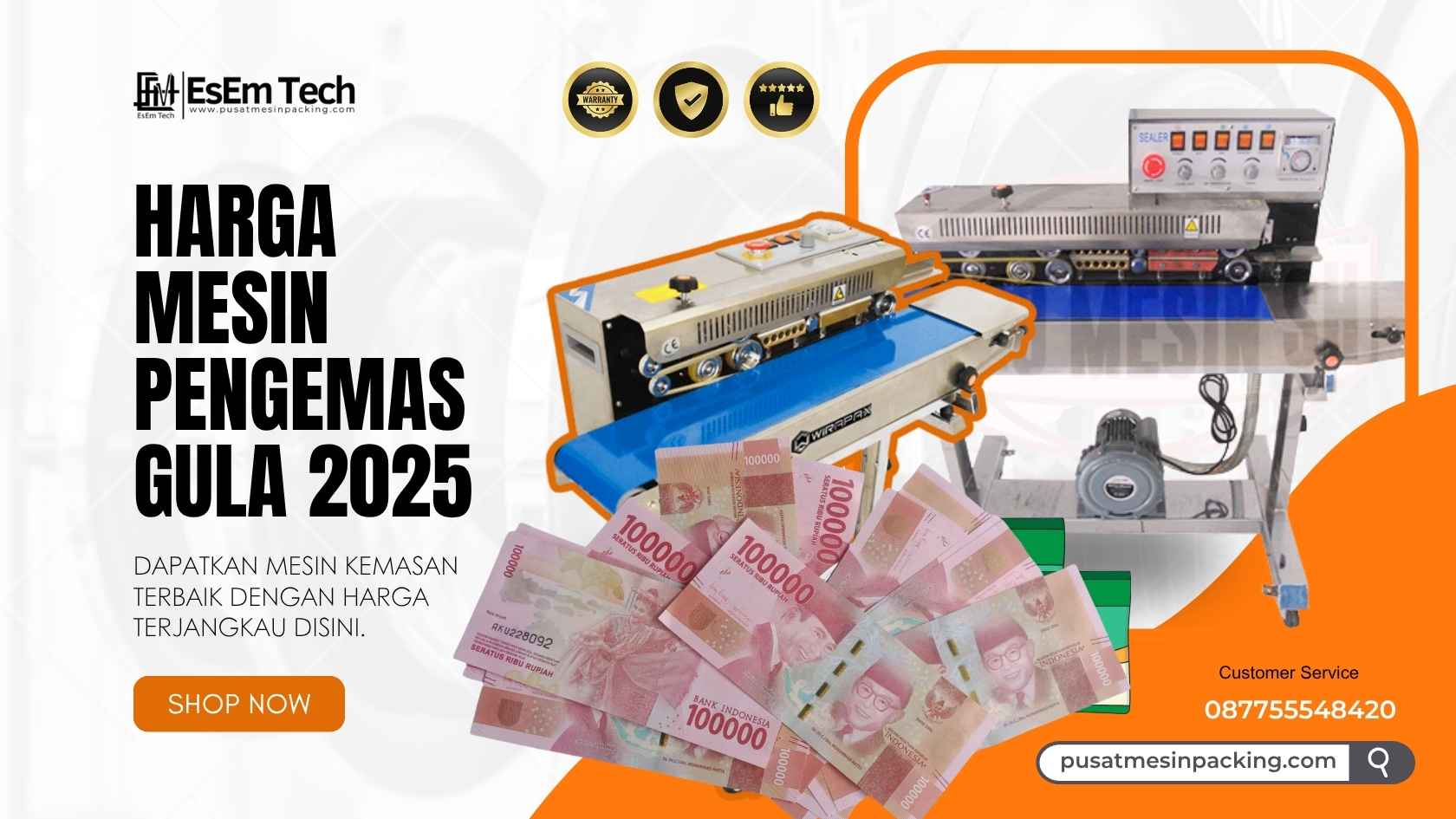 Harga Mesin Pengemas Gula