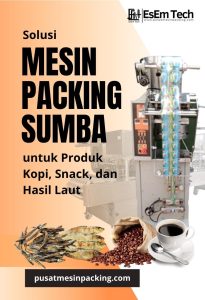 Solusi mesin packing sumba untuk kopi snack