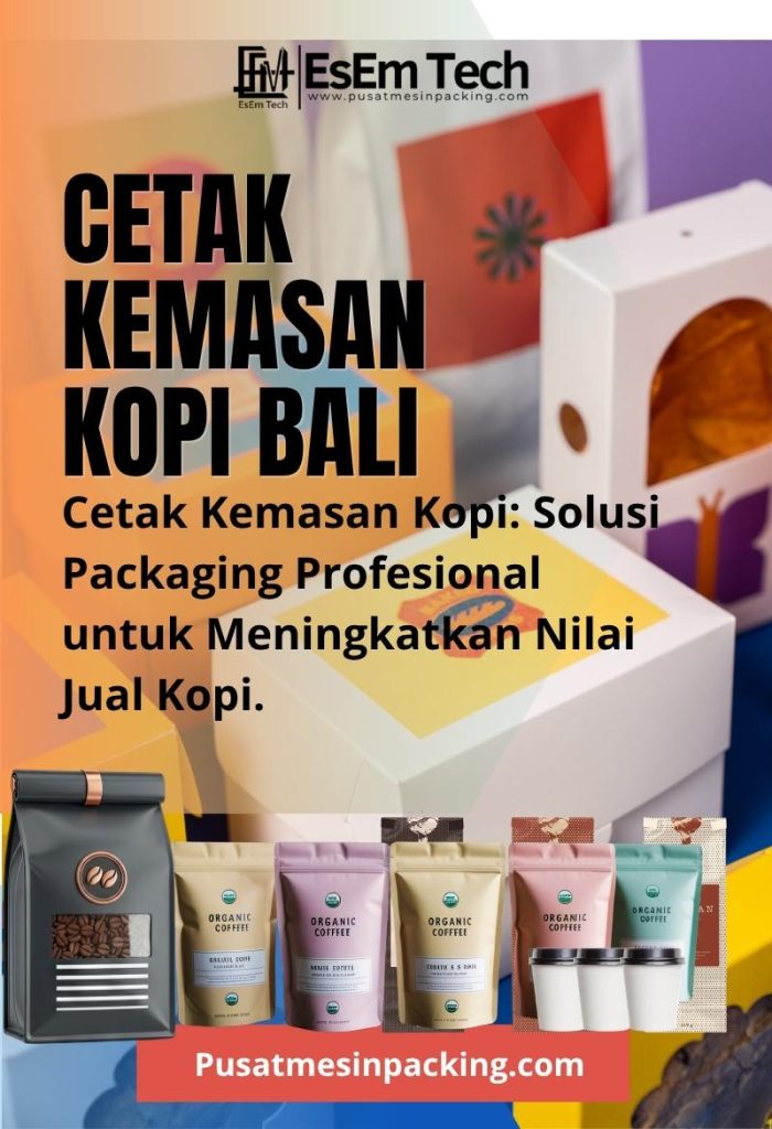 Cetak kemasan kopi bali