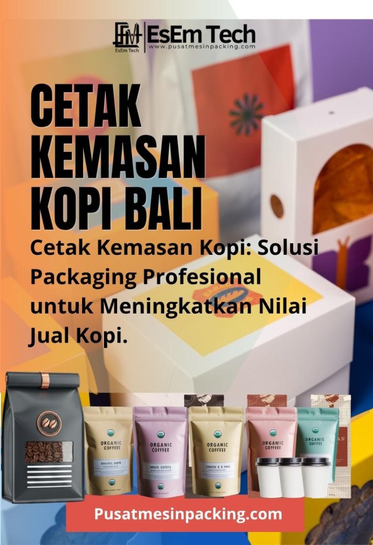 Cetak kemasan kopi bali